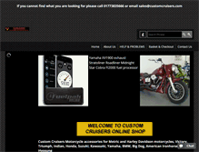 Tablet Screenshot of customcruisers.com